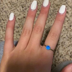 pandora december birthstone ring